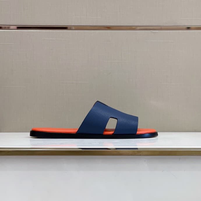 Hermes Izmir Sandal Orange/Blue For Men