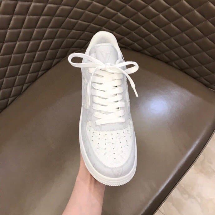 Louis Vuitton And Nike “Air Force 1” By Virgil Abloh Full White For Men, Men's Shoes