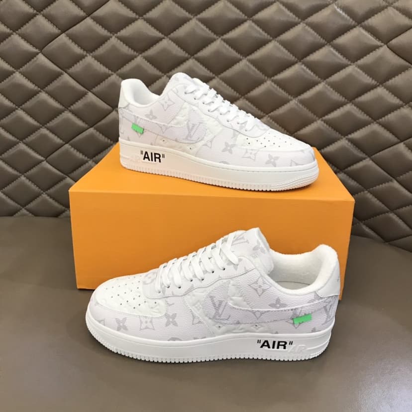 Louis Vuitton And Nike “Air Force 1” By Virgil Abloh White For Men, Men’s Shoes