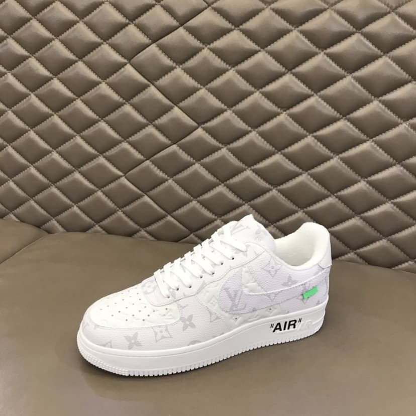 Louis Vuitton And Nike “Air Force 1” By Virgil Abloh White For Men, Men’s Shoes