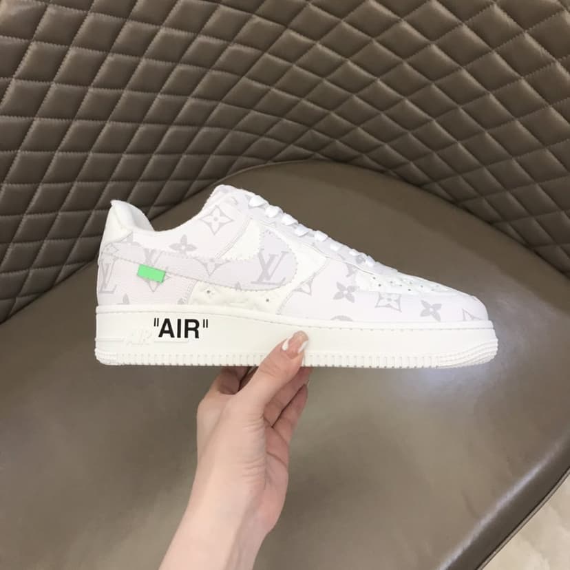 Louis Vuitton And Nike “Air Force 1” By Virgil Abloh White For Men, Men’s Shoes
