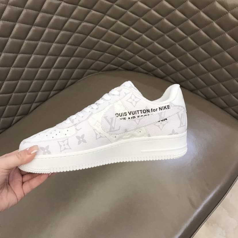 Louis Vuitton And Nike “Air Force 1” By Virgil Abloh White For Men, Men’s Shoes