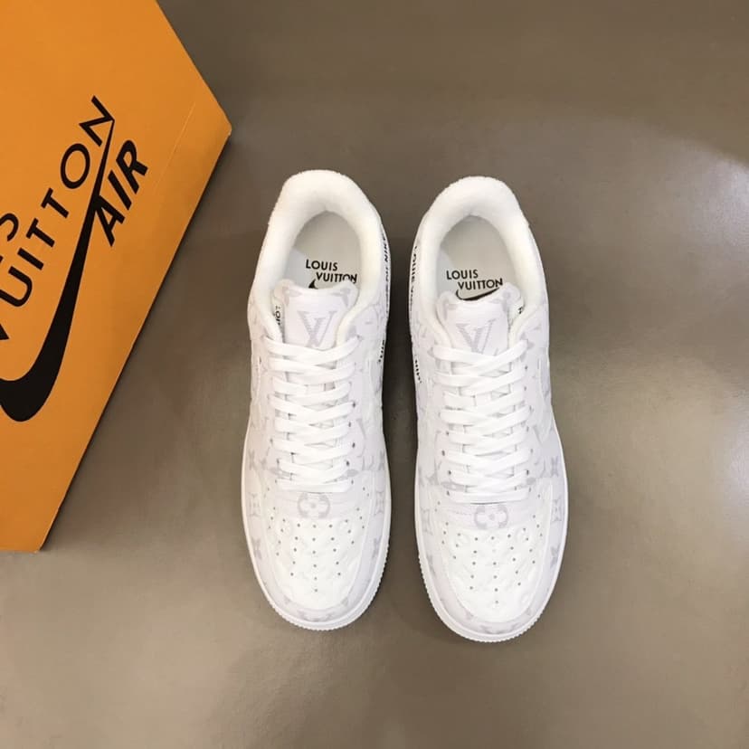 Louis Vuitton And Nike “Air Force 1” By Virgil Abloh White For Men, Men’s Shoes