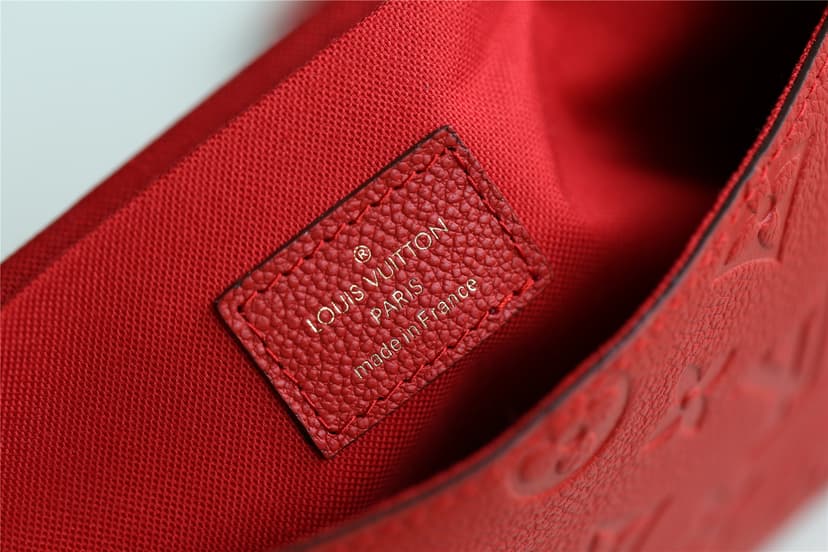 Louis Vuitton Pochette Felicie Monogram Empreinte Red For Women, Women's Wallets 8.3in/21cm LV