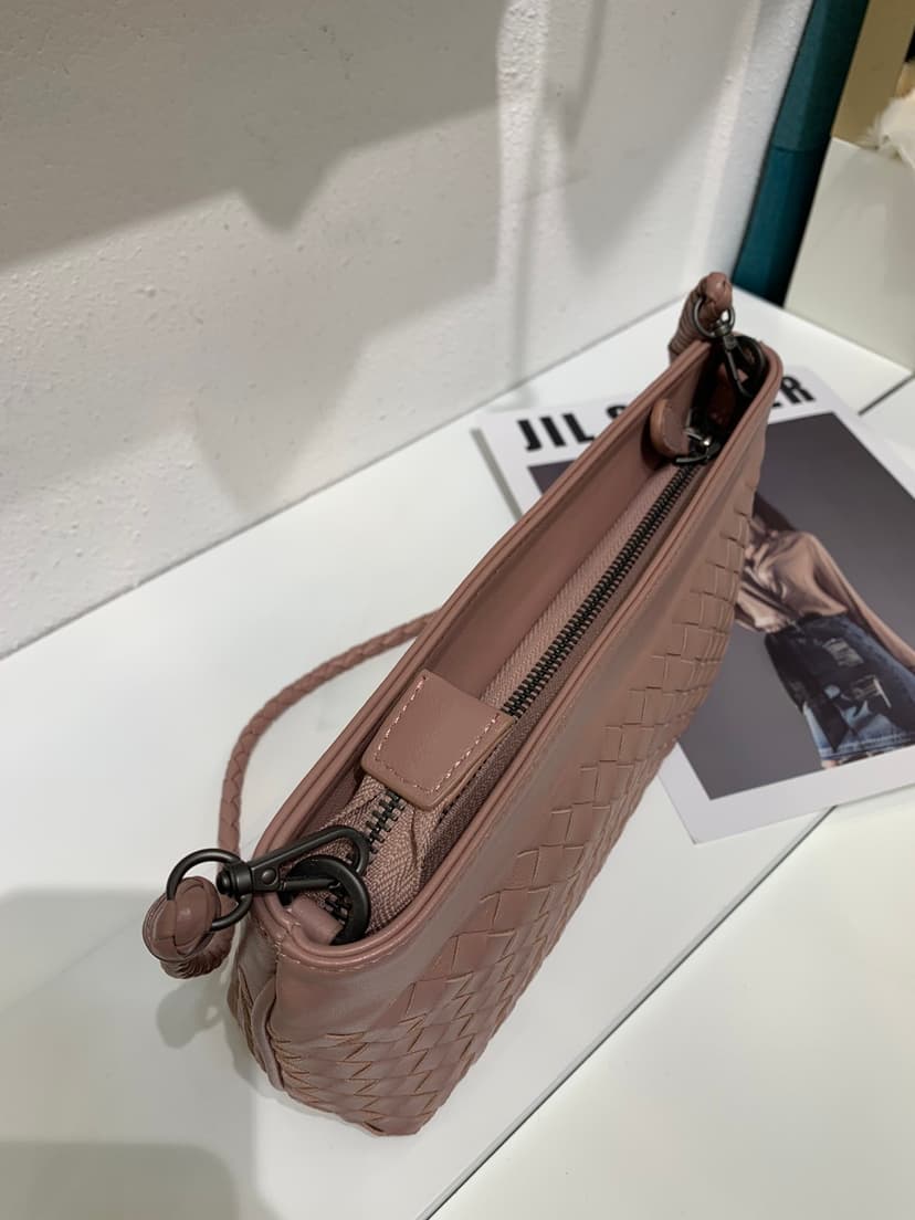 Bottega Veneta Clutch Bag Brown, For Women, Women's Bags 9.8in/25cm