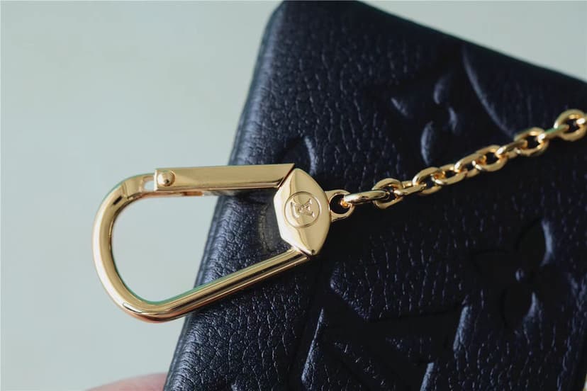 Louis Vuitton Key Pouch Monogram Empreinte Black For Women, Women's Wallets 4.7in/12cm LV M80879
