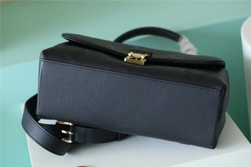 Louis Vuitton Madeleine MM Monogram Empreinte Black For Women, Women's Handbags, Shoulder and Crossbody Bags 11.8in/30cm LV M45976