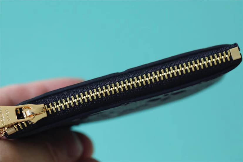 Louis Vuitton Key Pouch Monogram Empreinte Black For Women, Women's Wallets 4.7in/12cm LV M80879