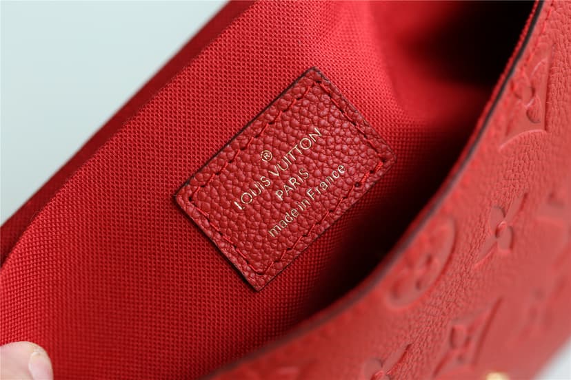 Louis Vuitton Pochette Felicie Monogram Empreinte Red For Women, Women's Wallets 8.3in/21cm LV
