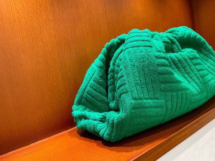 Bottega Veneta Teen Pouch Green, For Women, Women's Bags 12.2in/31cm