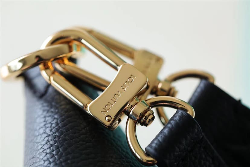 Louis Vuitton Bagatelle Monogram Empreinte Black For Women, Women's Handbags, Shoulder And Crossbody Bags 22cm/8.7in LV M46002