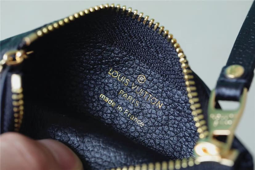 Louis Vuitton Key Pouch Monogram Empreinte Black For Women, Women's Wallets 4.7in/12cm LV M80879