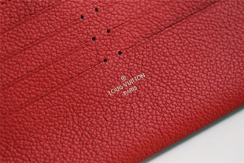 Louis Vuitton Pochette Felicie Monogram Empreinte Red For Women, Women's Wallets 8.3in/21cm LV