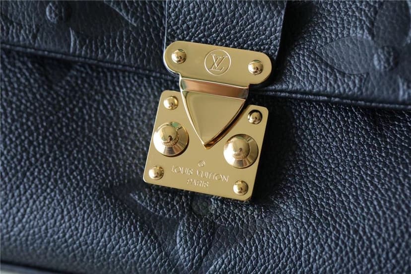 Louis Vuitton Madeleine MM Monogram Empreinte Black For Women, Women's Handbags, Shoulder and Crossbody Bags 11.8in/30cm LV M45976