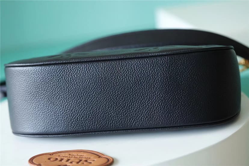 Louis Vuitton Bagatelle Monogram Empreinte Black For Women, Women's Handbags, Shoulder And Crossbody Bags 22cm/8.7in LV M46002