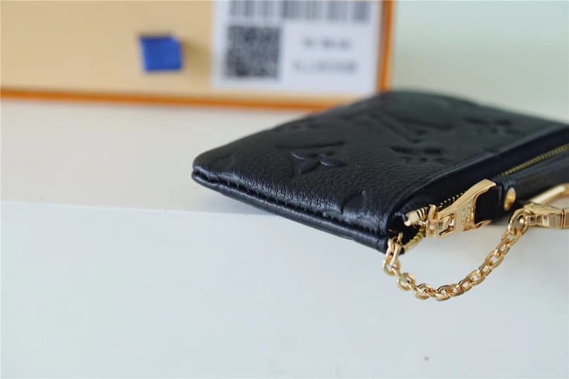 Louis Vuitton Key Pouch Monogram Empreinte Black For Women, Women's Wallets 4.7in/12cm LV M80879