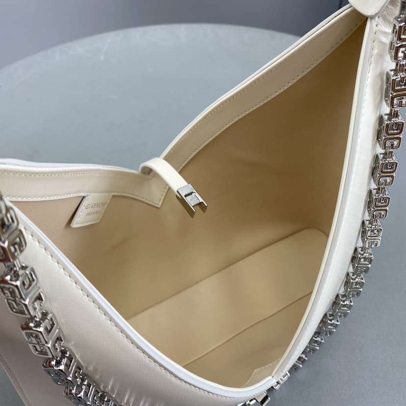Givenchy Small Cut Out Bag Ivory For Women, Women's Handbags, Shoulder Bags 10.6in/27cm GVC?