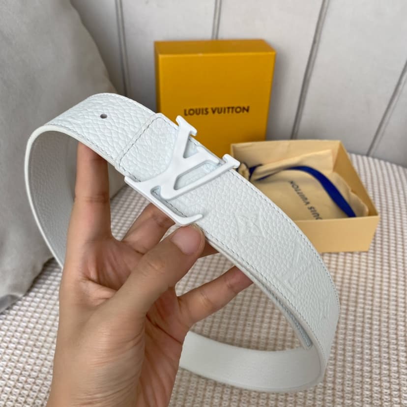 Louis Vuitton Iconic Reversible LV Belt White LV Women Belt
