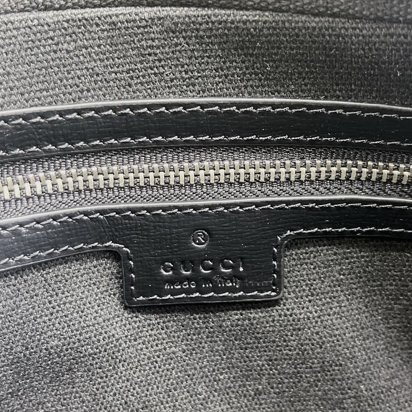 Gucci Shoulder Bag With Interlocking G Black GG Supreme Canvas For Women? 9.6in/24.5cm GG 703468 92THF 1000