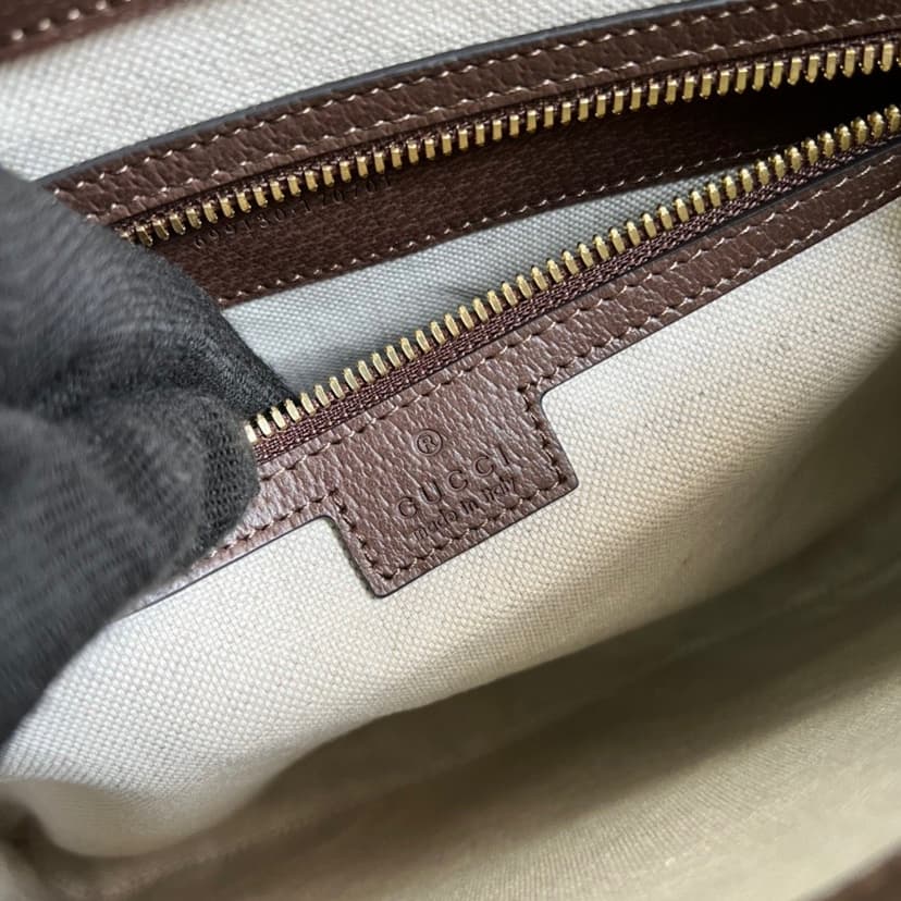 Gucci Jumbo GG Messenger Bag Camel And Ebony Jumbo GG Canvas For Women? 9.6in/24.5cm GG 703468 92THF 1000