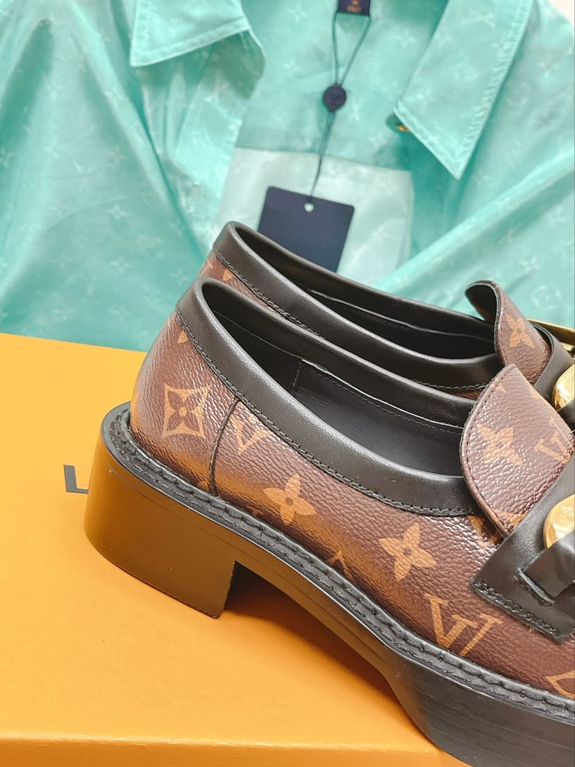 Louis Vuitton Women's Academy Loafer Brown For Women LV