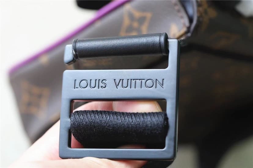 Louis Vuitton S-Lock Sling Monogram Macassar Purple For Men, Men's Bags, Crossbody Bags 8.3in/21cm LV M46245