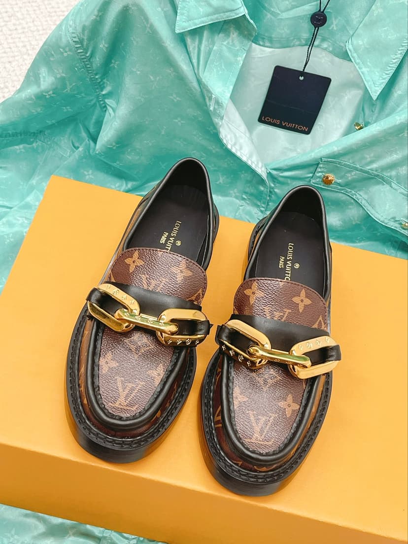 Louis Vuitton Women's Academy Loafer Brown For Women LV