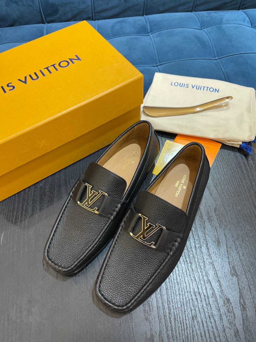 Louis Vuittion Major Loafer Black For Men LV