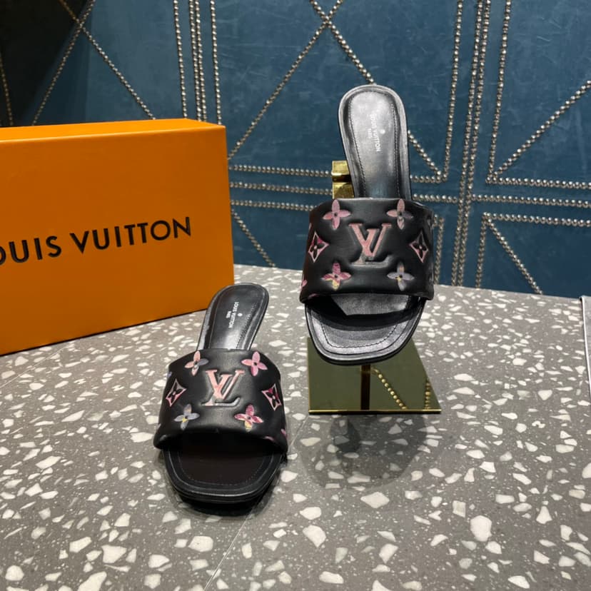 Louis Vuitton Women's Revival Mule Black For Women LV