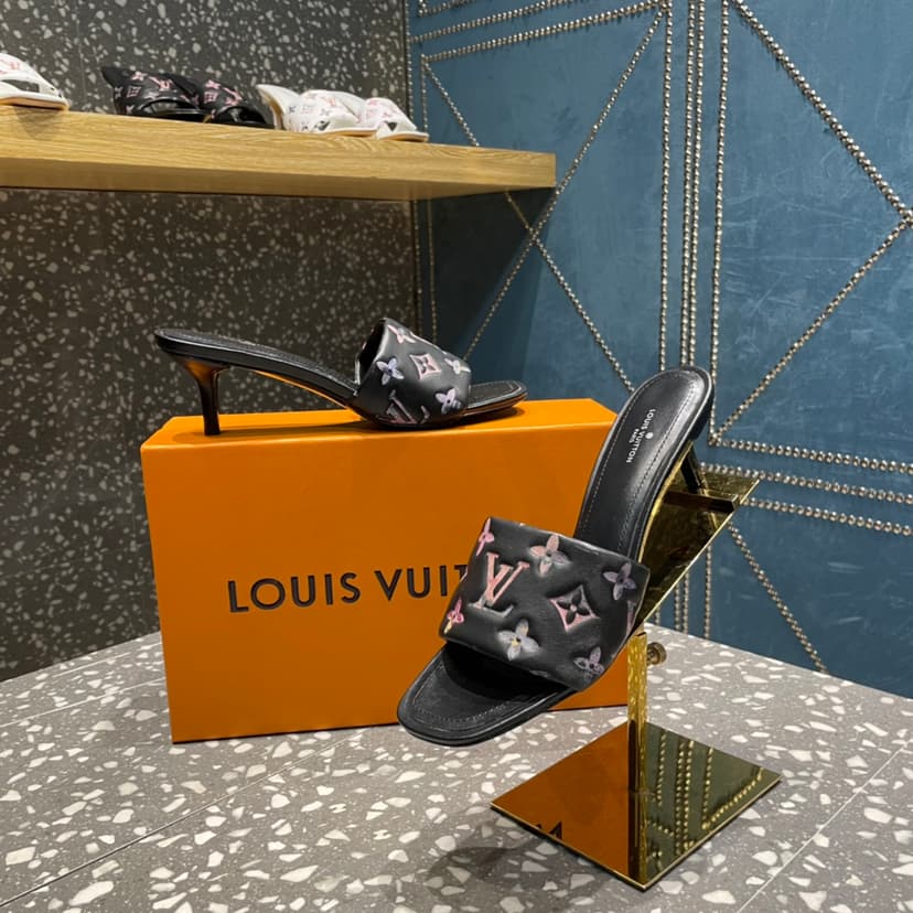 Louis Vuitton Women's Revival Mule Black For Women LV