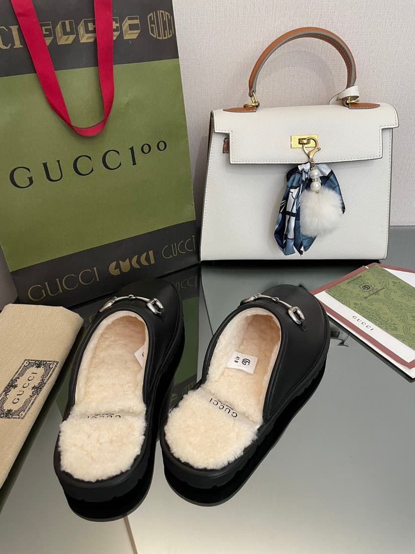 Gucci Elea Horsebit-Embellished Mules Black For Men