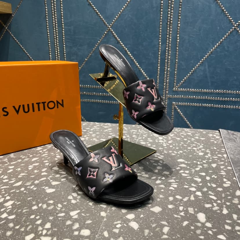 Louis Vuitton Women's Revival Mule Black For Women LV