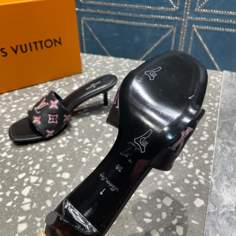 Louis Vuitton Women's Revival Mule Black For Women LV