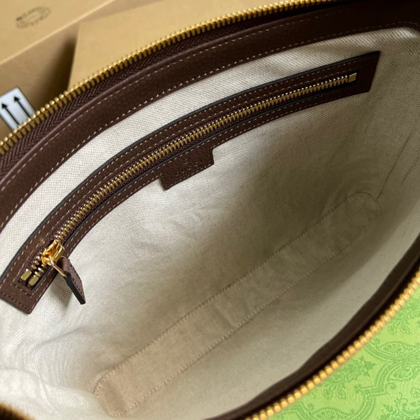 Gucci Jumbo GG Messenger Bag Camel And Ebony Jumbo GG Canvas For Women? 9.6in/24.5cm GG 703468 92THF 1000