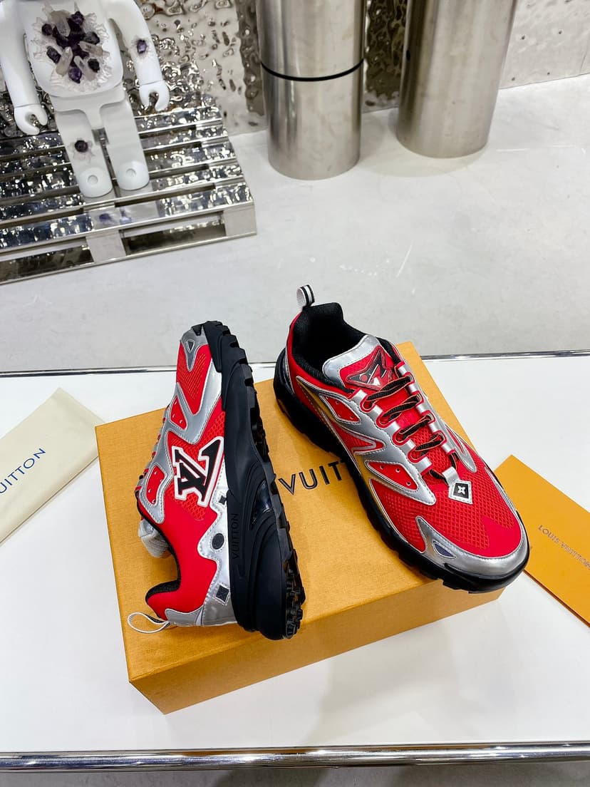 Louis Vuitton Men's LV Runner Tatic Sneaker Red For Men LV