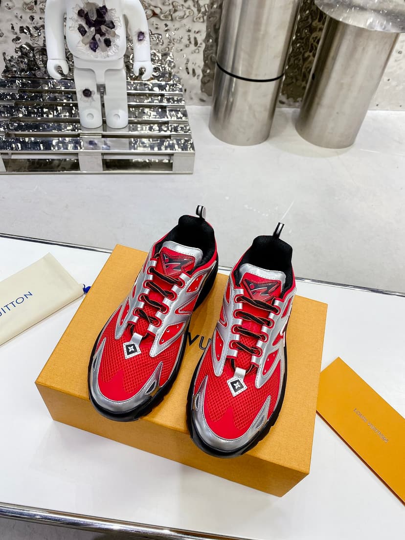 Louis Vuitton Men's LV Runner Tatic Sneaker Red For Men LV