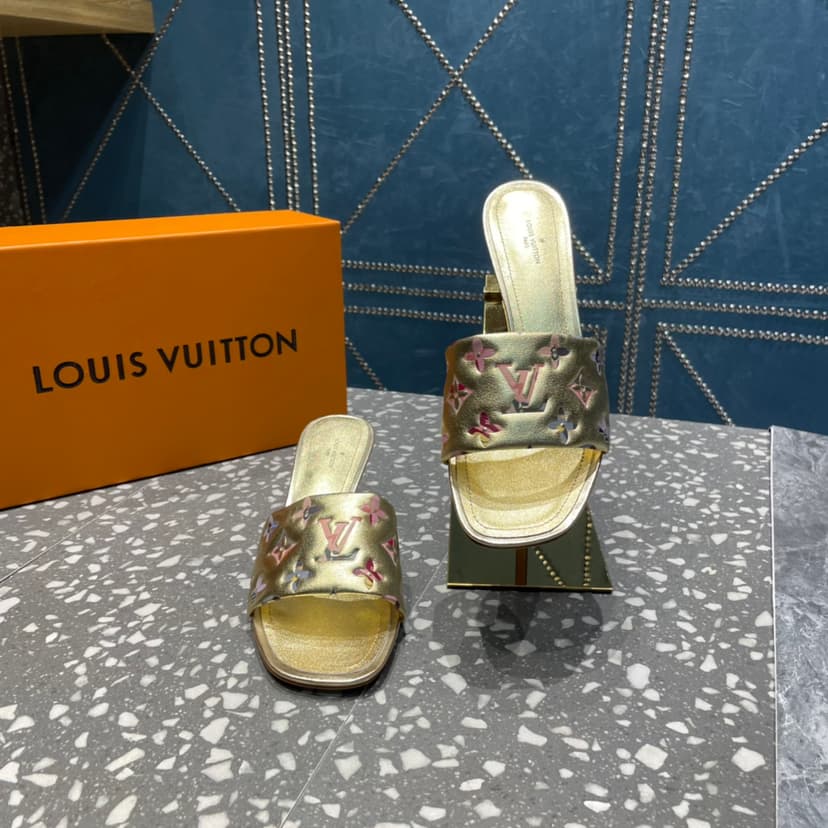 Louis Vuitton Women's Revival Mule Gold For Women LV