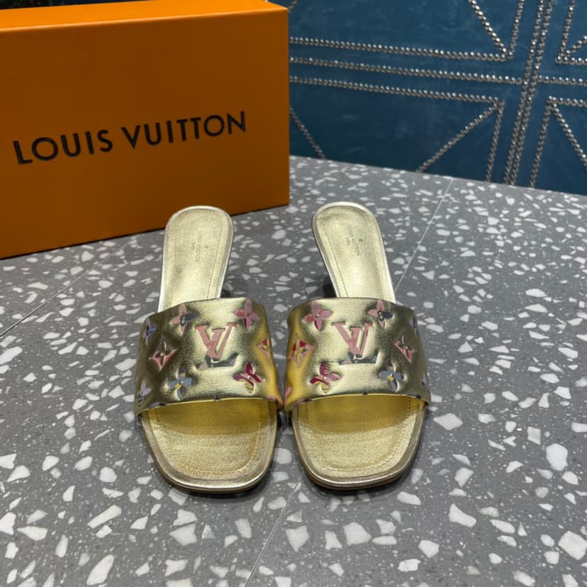 Louis Vuitton Women's Revival Mule Gold For Women LV