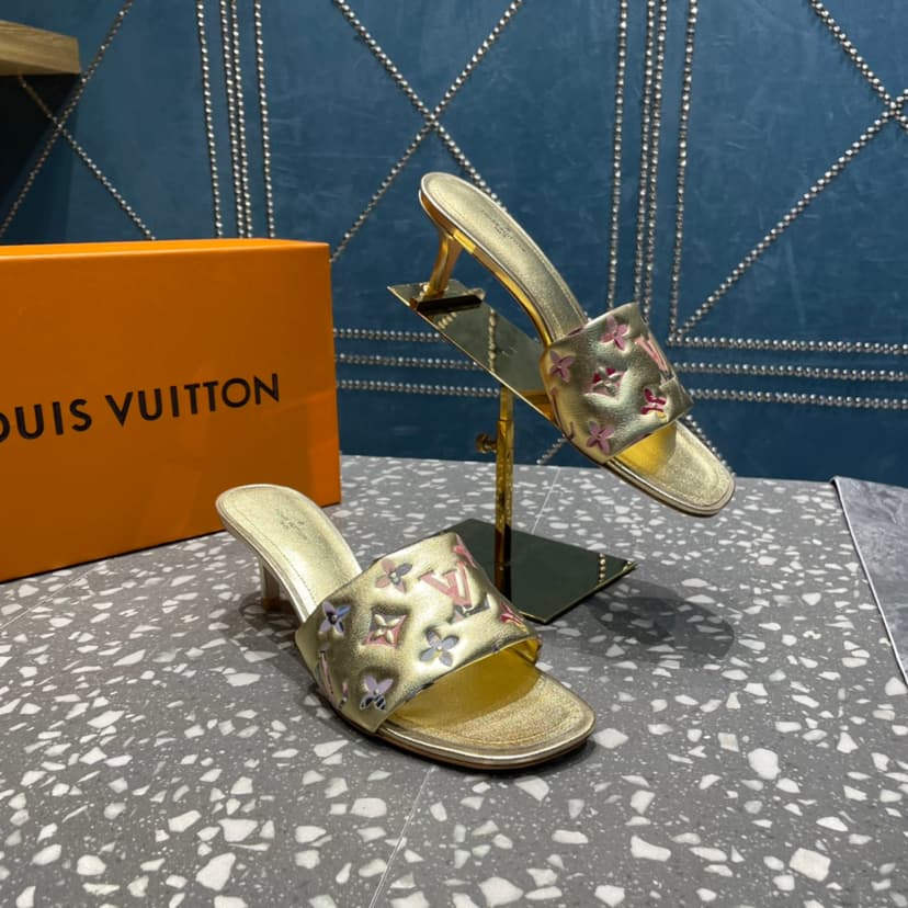 Louis Vuitton Women's Revival Mule Gold For Women LV