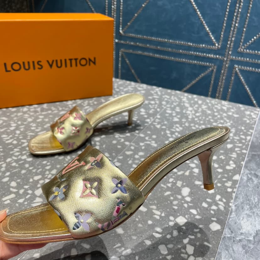 Louis Vuitton Women's Revival Mule Gold For Women LV
