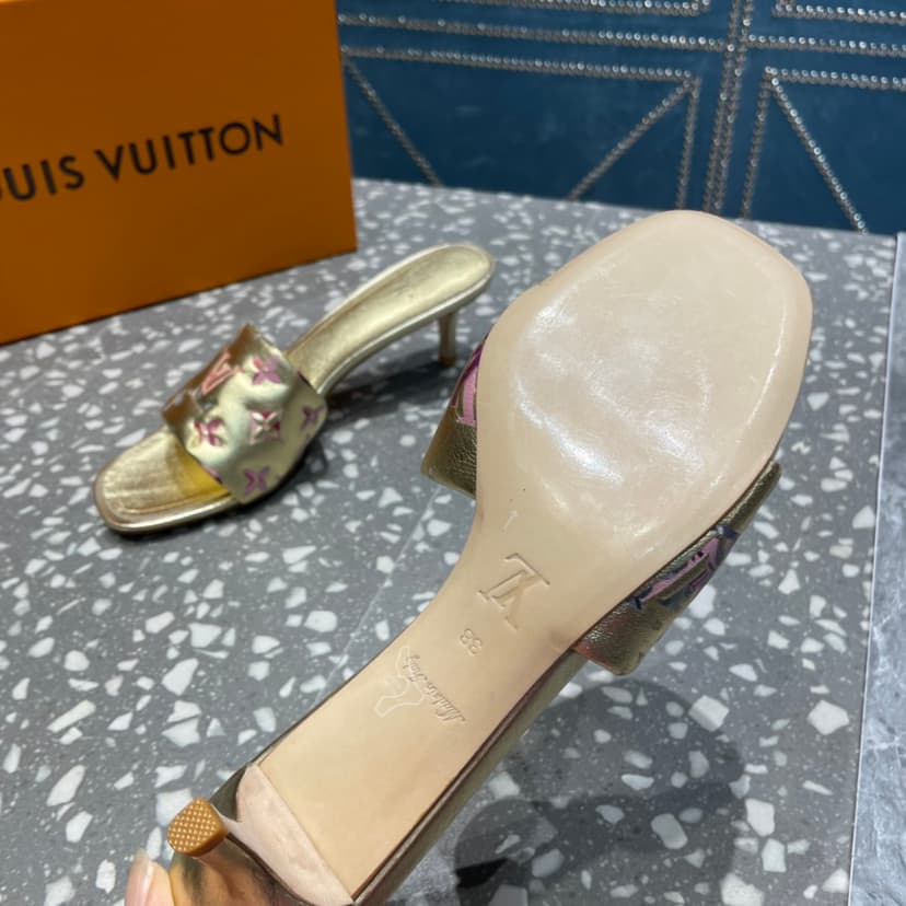 Louis Vuitton Women's Revival Mule Gold For Women LV