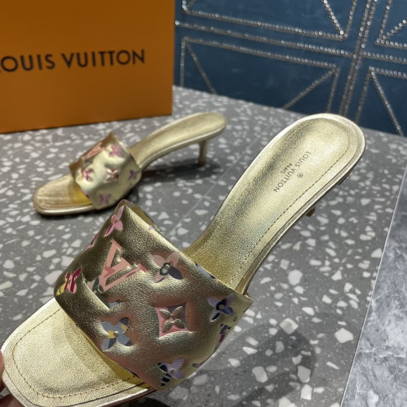 Louis Vuitton Women's Revival Mule Gold For Women LV