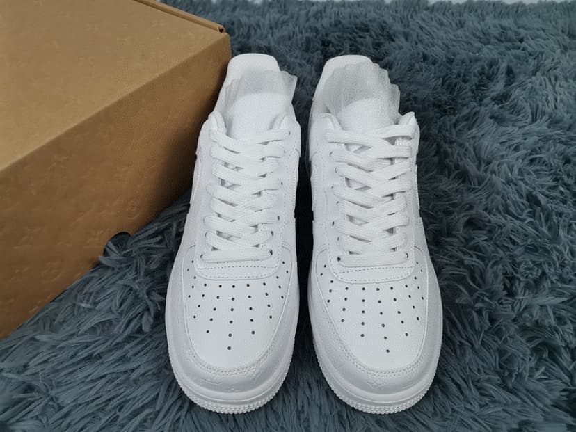  Nike Air Force 1 Low x Louis Vuitton Virgil Abloh 'White' For Men CT1741-101