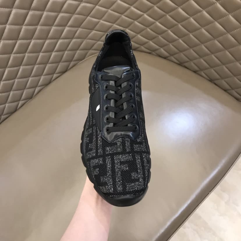 Fendi Force Black Sneakers For Men