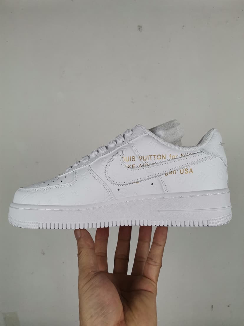  Nike Air Force 1 Low x Louis Vuitton Virgil Abloh 'White' For Men CT1741-101