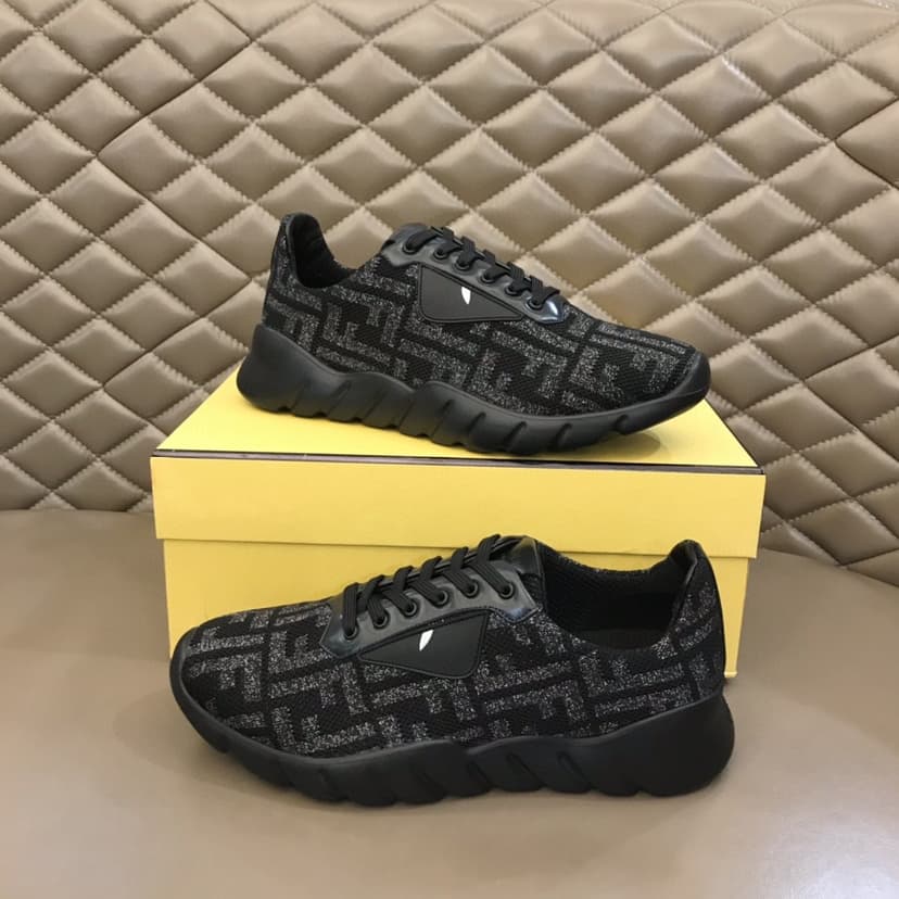 Fendi Force Black Sneakers For Men