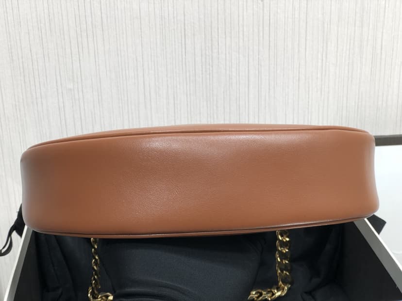 Celine Medium Ava Chain Brown For Women 10in/25cm 199583DGQ.04LU