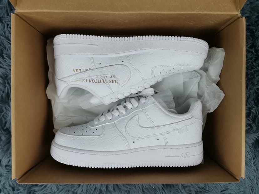  Nike Air Force 1 Low x Louis Vuitton Virgil Abloh 'White' For Men CT1741-101