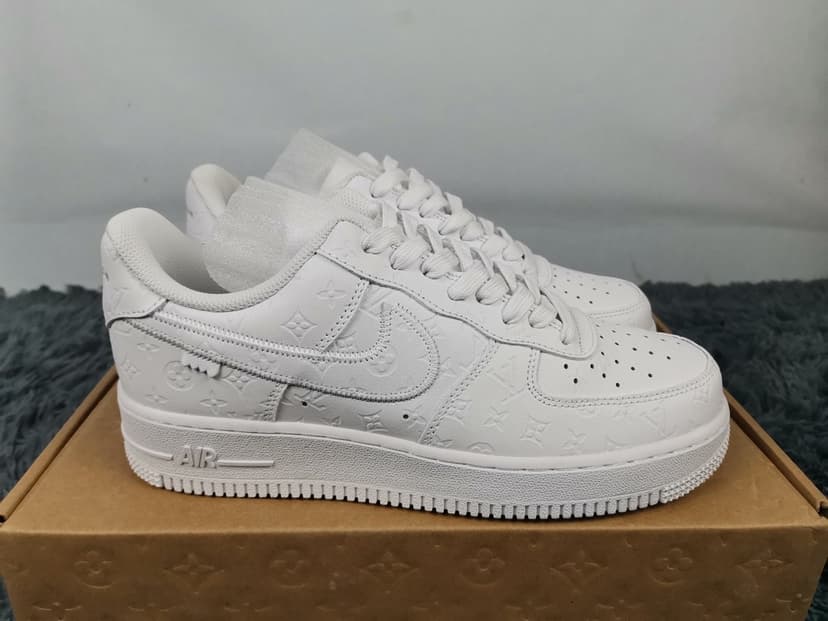  Nike Air Force 1 Low x Louis Vuitton Virgil Abloh 'White' For Men CT1741-101
