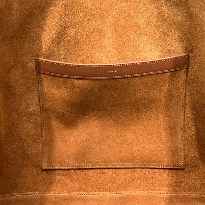 Celine Cabas Drawstring Cuir Triomphe Tan For Women 17in/44cm 199973DU3.04LU